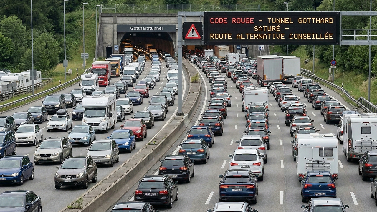 code_rood_Gotthardtunnel